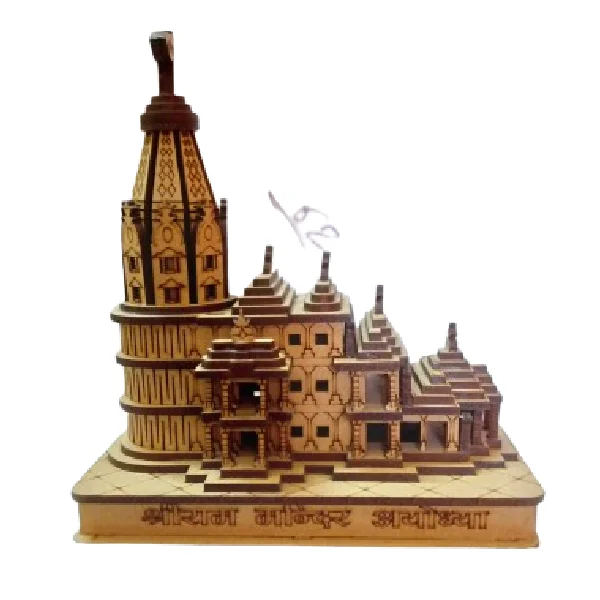 Ram Mandir Wooden Mandir Model – Ram Ji Ki Dukan