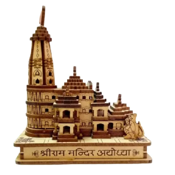 Ram Mandir Wooden Mandir Model – Ram Ji Ki Dukan