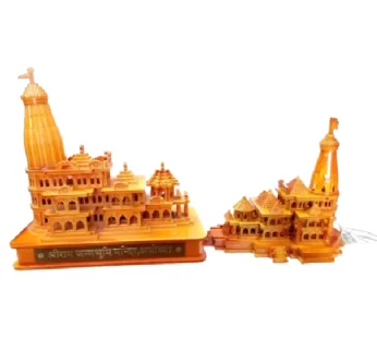 Mandir Model With Golden Frame – Item No 02