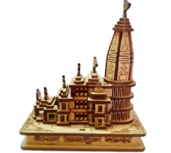 Ram Mandir Wooden Mandir Model (Item – 24)